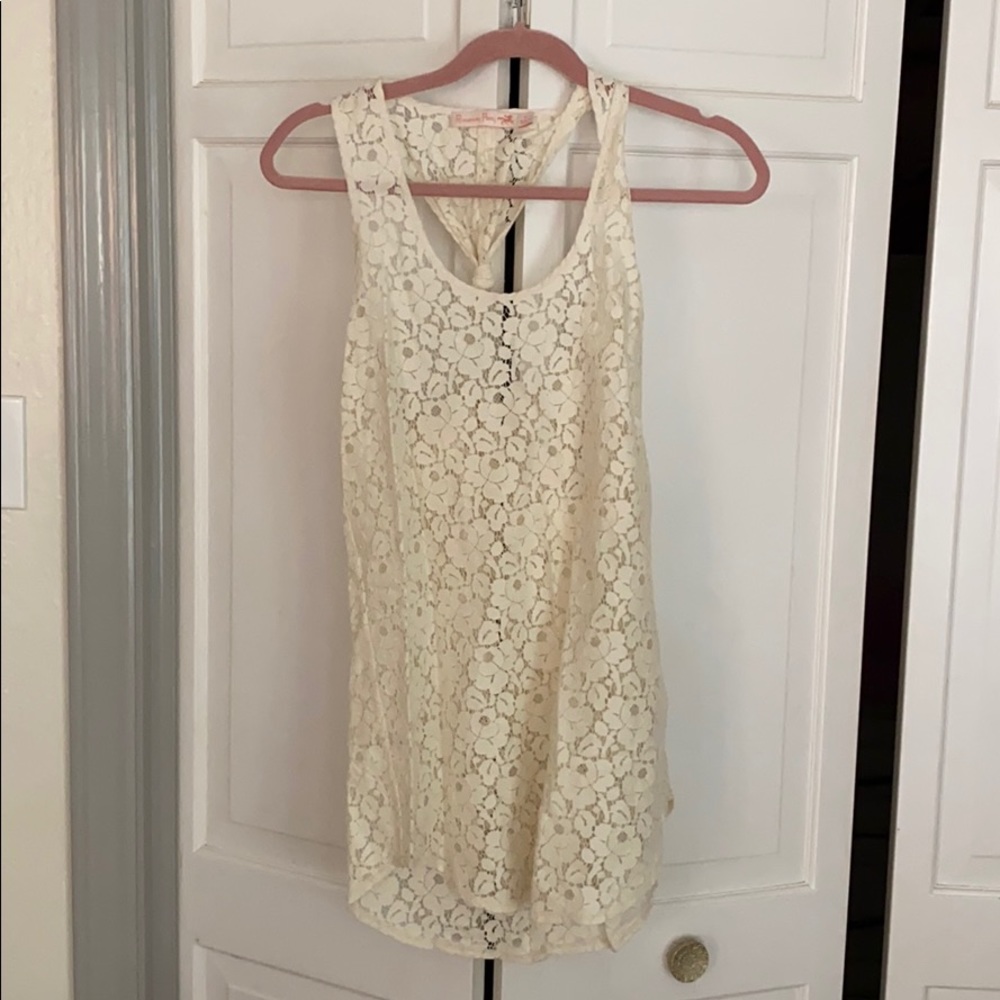 Lace Racerback Coverup